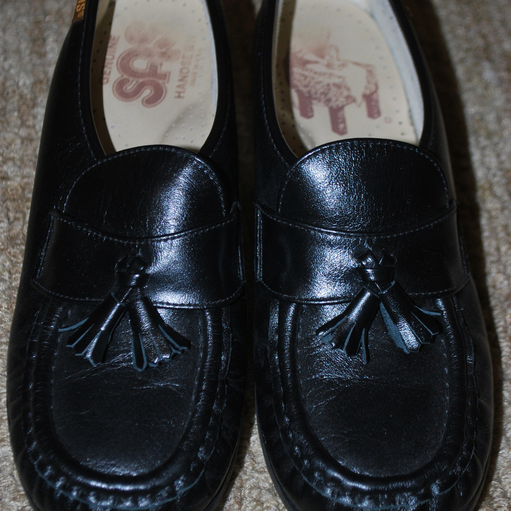 SAS platform loafer shoes